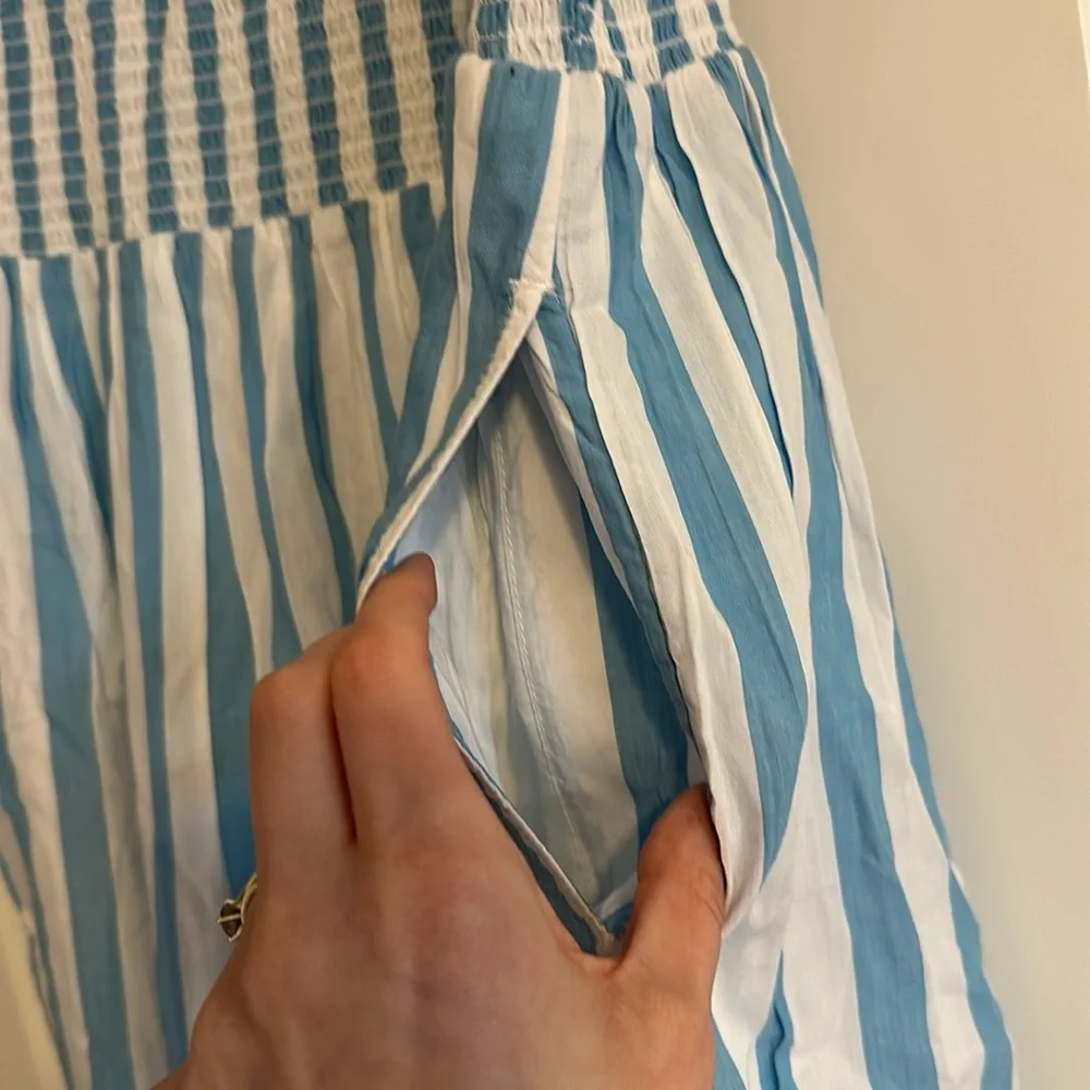 Women’s Draper James Taylor Dress in Blue Awning Stripe - XS